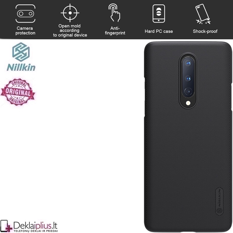 Nillkin Frosted shield dėklas - juodas (ONEPLUS 8) Nillkin Frosted shield dėklas - juodas (ONEPLUS 8)